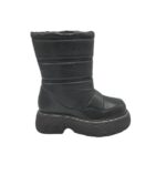 Cizme dama Last 37,  piele, negru, imblanite