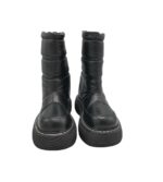 Cizme dama Last 37,  piele, negru, imblanite - imagine 4
