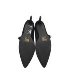 Botine dama Bianco  38,  piele intoarsa , negru - imagine 5