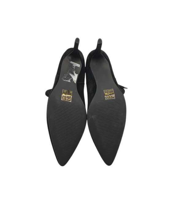 Botine dama Bianco  38,  piele intoarsa , negru - imagine 5