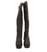 Cizme dama  36, imitatie de piele, maro - imagine 3