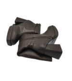 Cizme dama  36, imitatie de piele, maro - imagine 4