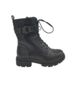 Ghete dama 39, imitatie de piele, negru