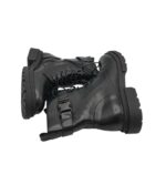 Ghete dama 39, imitatie de piele, negru - imagine 4