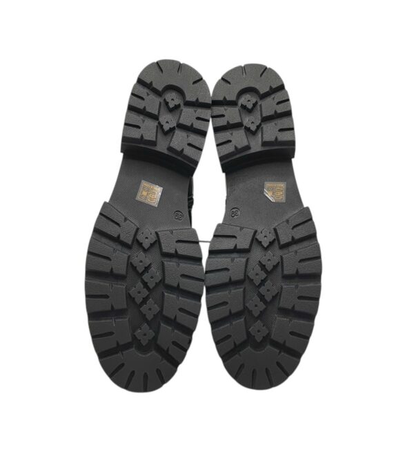Ghete dama 39, imitatie de piele, negru - imagine 5