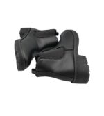 Botine dama Krush 42, imitatie de piele, negru - imagine 4