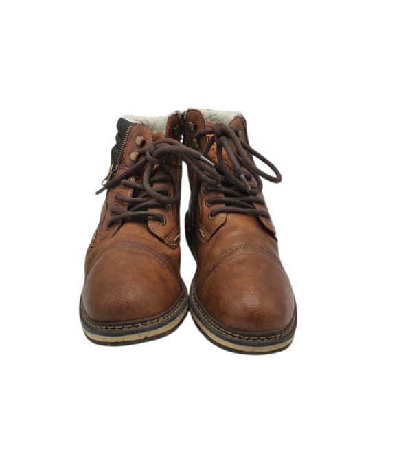 Ghete barbati Tom Tailor 44, imitatie de piele, maro - imagine 3