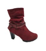 Cizme dama Citywalk 40, material textil, rosu
