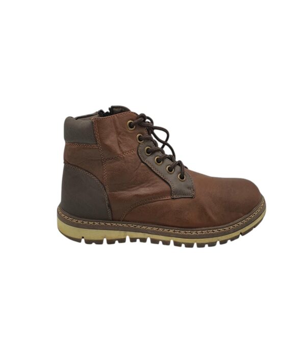 Ghete barbati Young Spirit 41, imitatie de piele, maro - imagine 1
