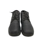 Ghete barbati Rieker 46, piele, negru, imblanite - imagine 3