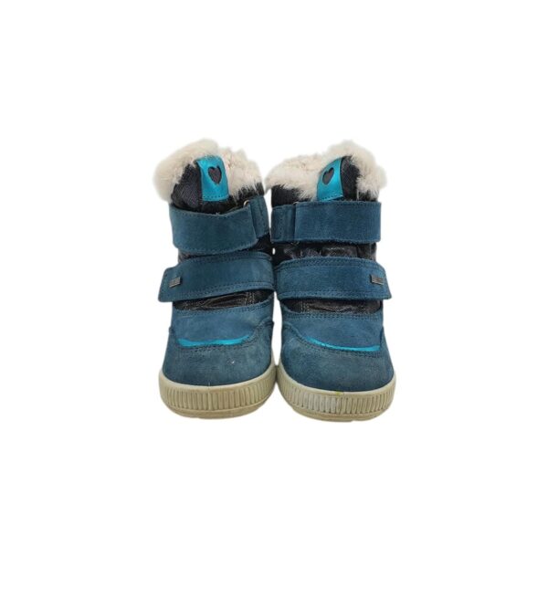 Ghete copii Primigi 26, piele intoarsa, albastru , imblanite - imagine 3