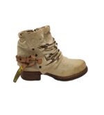 Botine dama A.S. 98 40, piele, bej