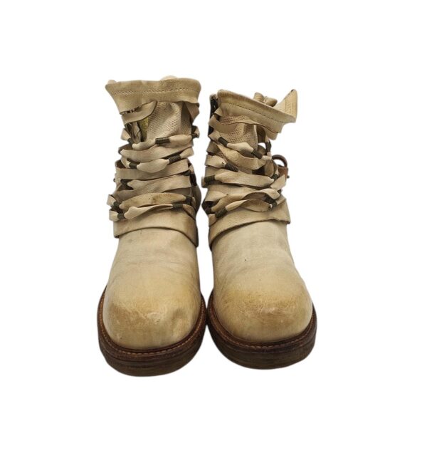 Botine dama A.S. 98 40, piele, bej - imagine 3