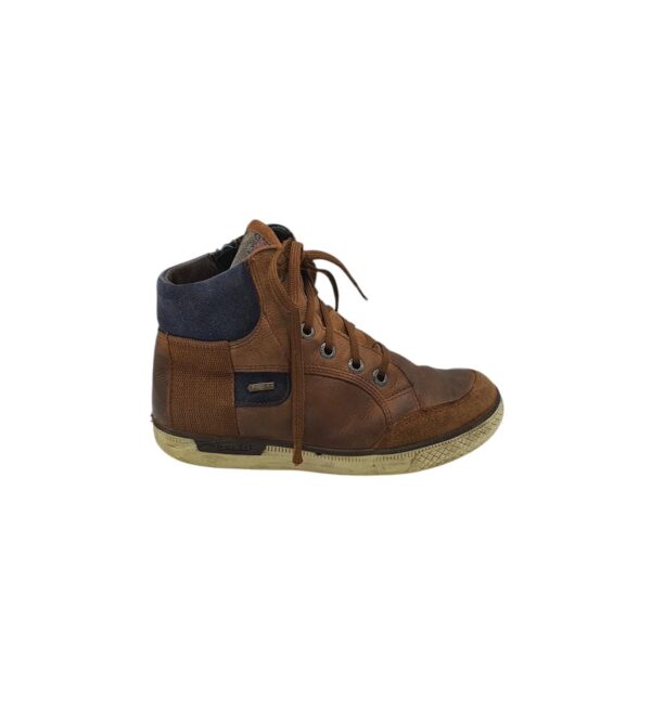 Ghete copii Superfit 33, piele, maro - imagine 1
