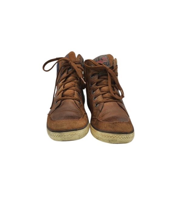 Ghete copii Superfit 33, piele, maro - imagine 3