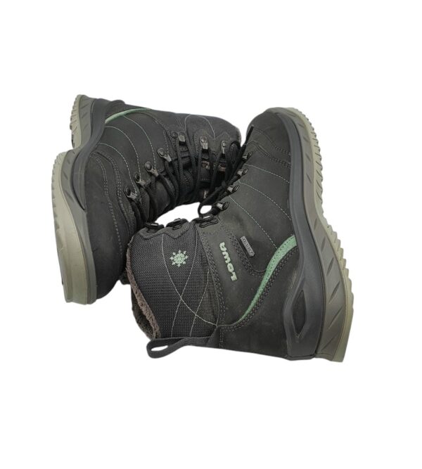 Ghete dama Lowa 41, piele, material textil, gri, Gore tex - imagine 4