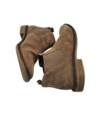 Botine dama Sioux 39, piele intoarsa, maro - imagine 4