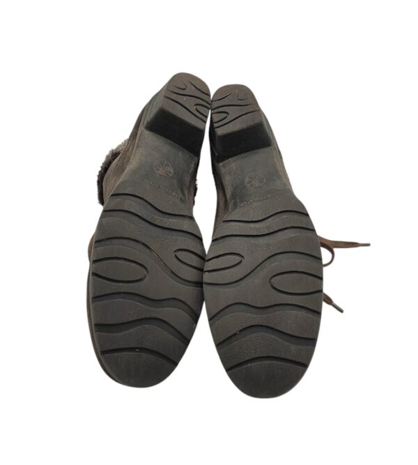 Botine dama Luftpolster 37, piele intoarsa, gri - imagine 5
