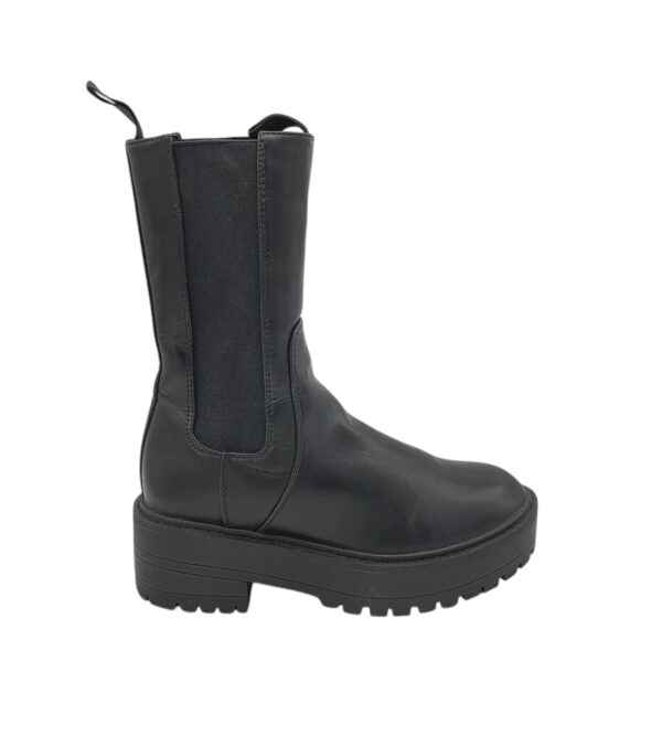 Ghete dama Only 39, imitatie de piele, negru - imagine 1