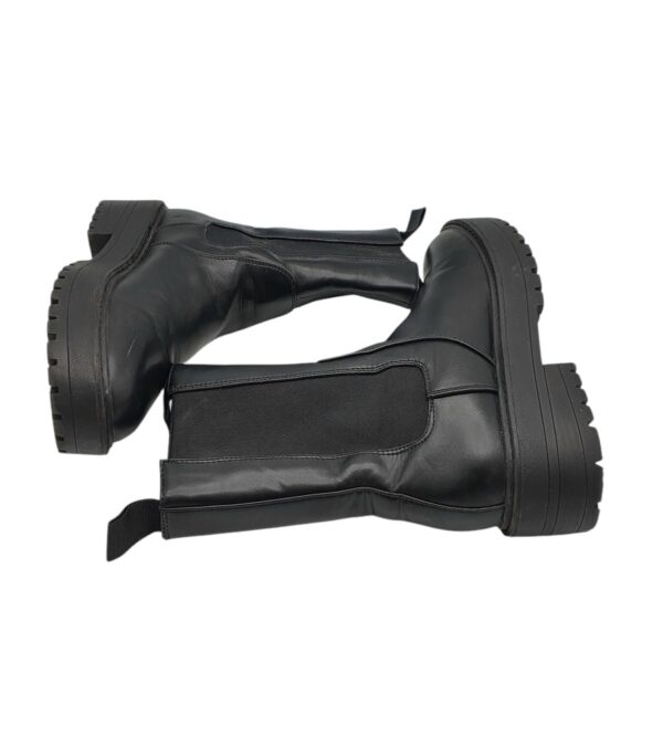 Ghete dama Only 39, imitatie de piele, negru - imagine 4