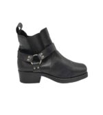Ghete barbati Woodland 46, piele, negru