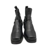 Ghete barbati Woodland 46, piele, negru - imagine 3