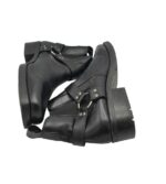 Ghete barbati Woodland 46, piele, negru - imagine 4