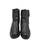 Botine dama 38, piele, negru - imagine 3