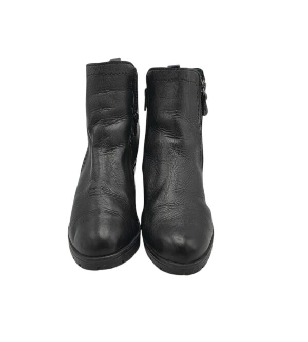 Botine dama 38, piele, negru - imagine 3