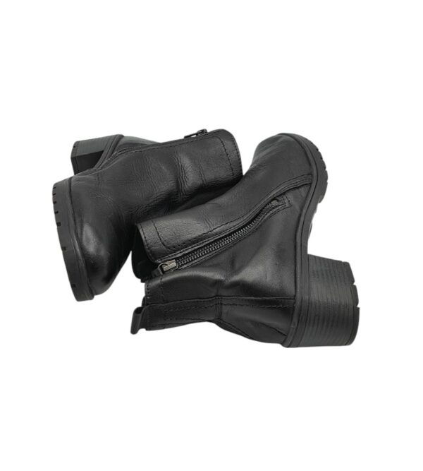 Botine dama 38, piele, negru - imagine 4