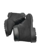 Ghete barbati 41, imitatie de piele, negru - imagine 4