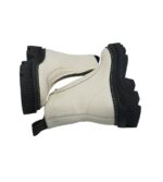 Ghete dama Last 37, piele, bej - imagine 4