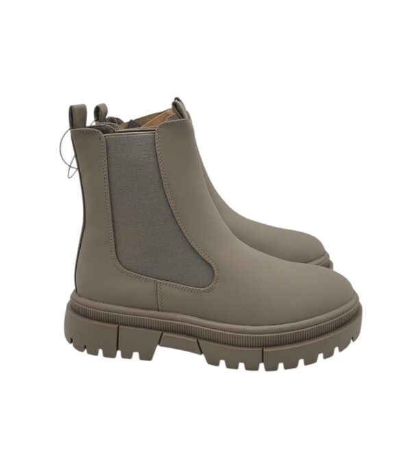 Botine dama Primark 39, imitatie de piele, bej - imagine 1