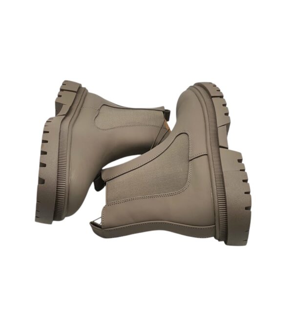 Botine dama Primark 39, imitatie de piele, bej - imagine 4