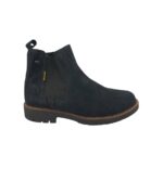 Ghete barbati Camel Active 41, piele intoarsa, material textil, negru