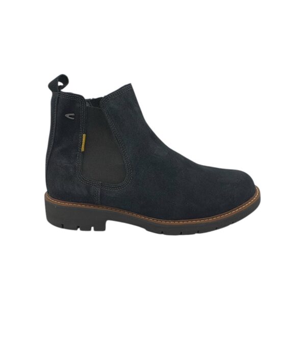 Ghete barbati Camel Active 41, piele intoarsa, material textil, negru - imagine 1