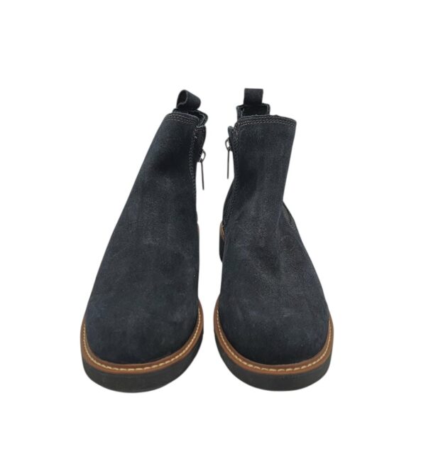 Ghete barbati Camel Active 41, piele intoarsa, material textil, negru - imagine 3
