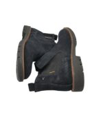 Ghete barbati Camel Active 41, piele intoarsa, material textil, negru - imagine 4