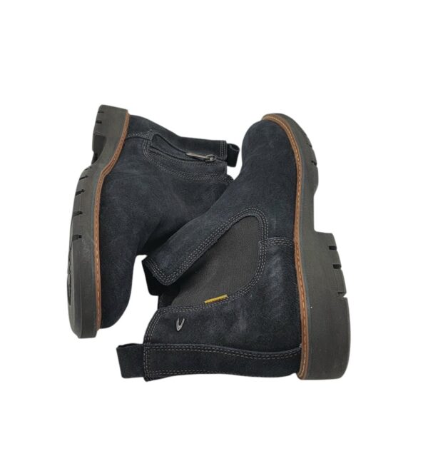 Ghete barbati Camel Active 41, piele intoarsa, material textil, negru - imagine 4