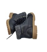 Ghete dama Tom Tailor 37, imitatie de  piele, negru,  imblanite - imagine 4