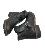 Ghete barbati Anna Field 43, imitatie de  piele, negru - imagine 4
