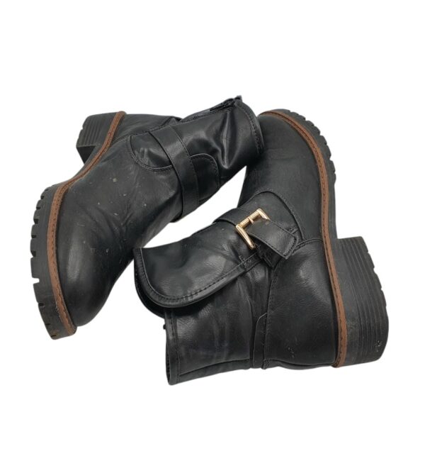 Ghete barbati Anna Field 43, imitatie de  piele, negru - imagine 4
