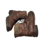Ghete barbati Landrover 41, piele, maro - imagine 4