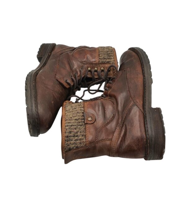 Ghete barbati Landrover 41, piele, maro - imagine 4