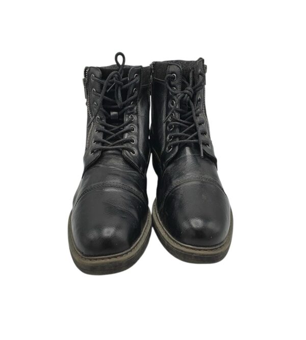 Ghete barbati Young Spirit 46, imitatie de piele, negru - imagine 3