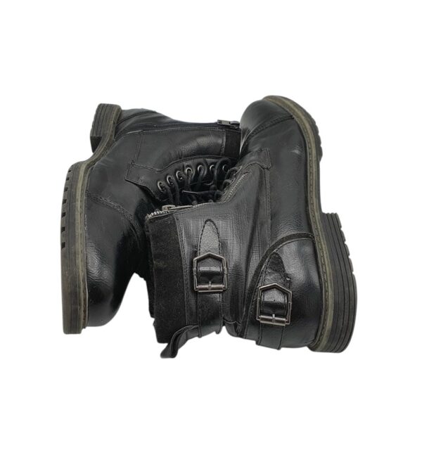 Ghete barbati Young Spirit 46, imitatie de piele, negru - imagine 4