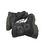 Ghete dama Rohde 41,imitatie de  piele, material textil, negru,  imblanite - imagine 4