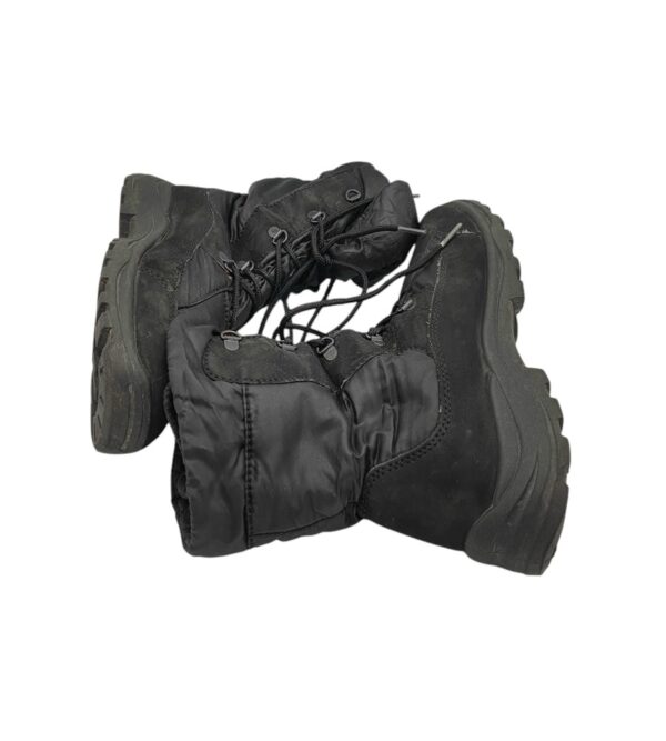 Ghete dama Rohde 41,imitatie de  piele, material textil, negru,  imblanite - imagine 4