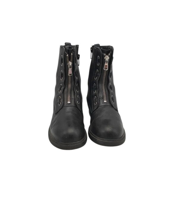 Ghete copii Funky girls, 35, piele, negru - imagine 3