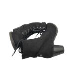 Ghete dama  40, material textil, negru - imagine 4